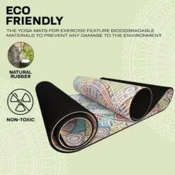 RDX SPORTS RDX D3 6mm PU Rubber Yoga Mat -Rdxsports Shop d3 pu yoga mats 4