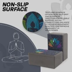 RDX SPORTS RDX D4 High Density EVA Foam Yoga Blocks Non-Slip Brick 10 RDX SPORTS RDX D4 High Density EVA Foam Yoga Blocks Non-Slip Brick -Rdxsports Shop d4 yoga blocks design 3