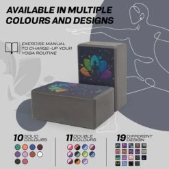 RDX SPORTS RDX D4 High Density EVA Foam Yoga Blocks Non-Slip Brick 13 RDX SPORTS RDX D4 High Density EVA Foam Yoga Blocks Non-Slip Brick -Rdxsports Shop d4 yoga blocks design 6