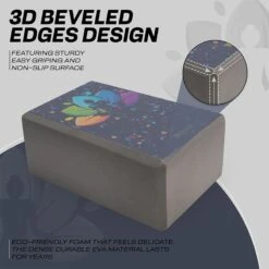 RDX SPORTS RDX D4 High Density EVA Foam Yoga Blocks Non-Slip Brick 15 RDX SPORTS RDX D4 High Density EVA Foam Yoga Blocks Non-Slip Brick -Rdxsports Shop d4 yoga blocks design 8