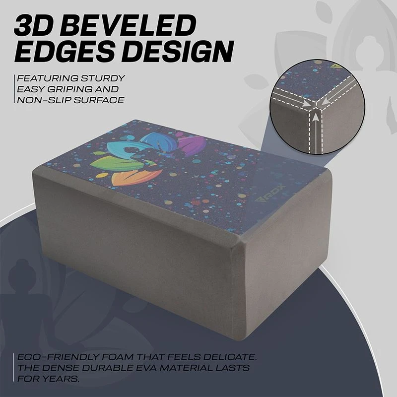 RDX SPORTS RDX D4 High Density EVA Foam Yoga Blocks Non-Slip Brick 8 RDX SPORTS RDX D4 High Density EVA Foam Yoga Blocks Non-Slip Brick - Image 8