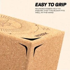 RDX SPORTS RDX D5 Cork Yoga Block Non-Slip Brick -Rdxsports Shop d5 cork yoga block for fitness 3