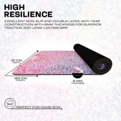 RDX SPORTS RDX D5 6mm PU Rubber Yoga Mat -Rdxsports Shop d5 pu yoga mats 5