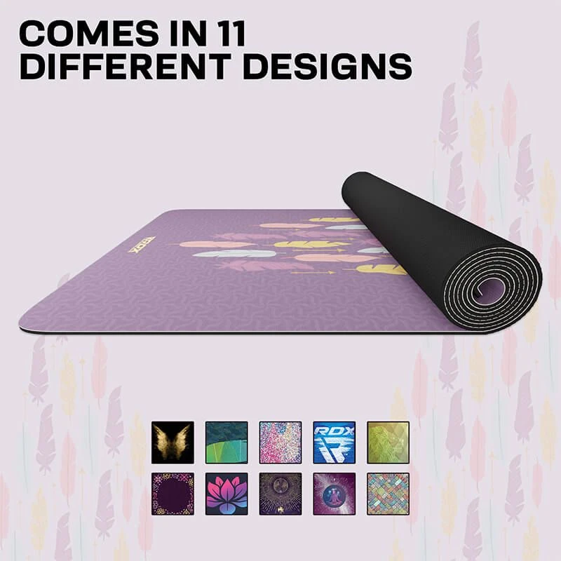 RDX SPORTS RDX D6 6mm PU Rubber Yoga Mat 9 RDX SPORTS RDX D6 6mm PU Rubber Yoga Mat - Image 9