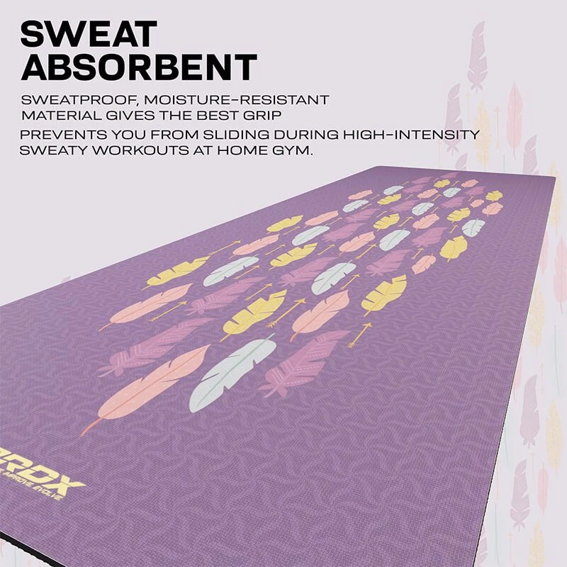 RDX SPORTS RDX D6 6mm PU Rubber Yoga Mat 7 RDX SPORTS RDX D6 6mm PU Rubber Yoga Mat - Image 7