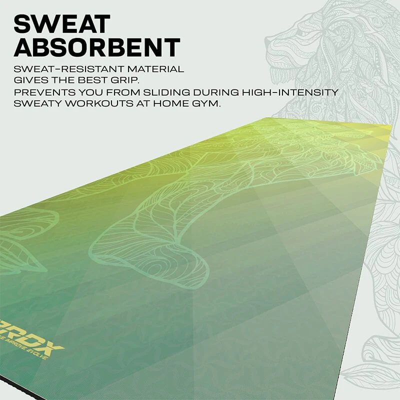 RDX SPORTS RDX D7 6mm PU Rubber Yoga Mat 7 RDX SPORTS RDX D7 6mm PU Rubber Yoga Mat - Image 7