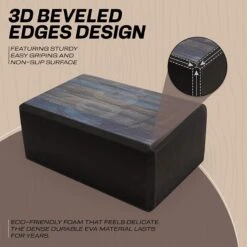 RDX SPORTS RDX D7 High Density EVA Foam Yoga Blocks Non-Slip Brick -Rdxsports Shop d7 yoga design blocks 8