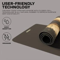 RDX SPORTS RDX D8 6mm PU Rubber Yoga Mat -Rdxsports Shop d8 6mm 4 in 1 pu rubber yoga mat set 9