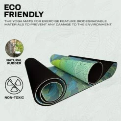 RDX SPORTS RDX D9 6mm PU Rubber Yoga Mat 12 RDX SPORTS RDX D9 6mm PU Rubber Yoga Mat -Rdxsports Shop d9 pu yoga mats 4