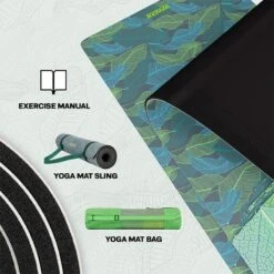 RDX SPORTS RDX D9 6mm PU Rubber Yoga Mat 14 RDX SPORTS RDX D9 6mm PU Rubber Yoga Mat -Rdxsports Shop d9 pu yoga mats 7
