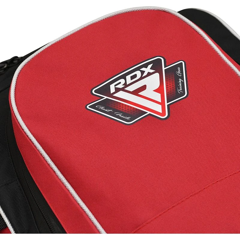 RDX SPORTS RDX R1 Gym Kit Duffle Bag - Backpack Straps & Shoes Compartment Red / Black 12 RDX SPORTS RDX R1 Gym Kit Duffle Bag - Backpack Straps & Shoes Compartment Red / Black - Image 12