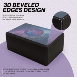 RDX SPORTS RDX D6 High Density EVA Foam Yoga Blocks Non-Slip Brick -Rdxsports Shop eva foam yoga blocks non slip brick 9