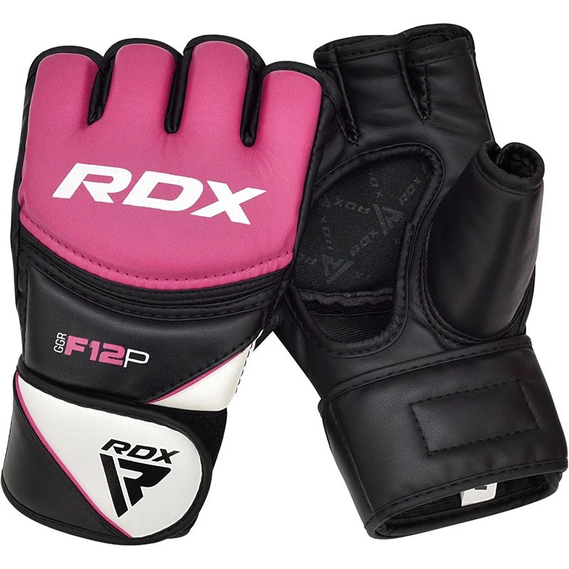 RDX SPORTS RDX F12 Women MMA Grappling Training Gloves Pink 4 RDX SPORTS RDX F12 Women MMA Grappling Training Gloves Pink - Image 4