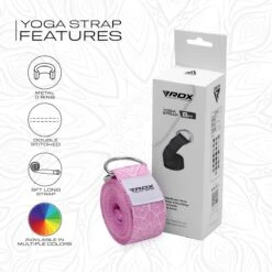 RDX SPORTS RDX F13 D-Ring Steel Buckle Cotton Yoga Strap 15 RDX SPORTS RDX F13 D-Ring Steel Buckle Cotton Yoga Strap -Rdxsports Shop f13 yoga strap pattern 8