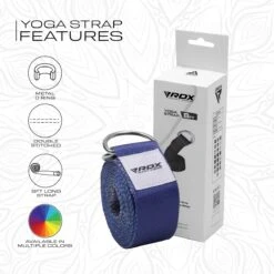 RDX SPORTS RDX F16 D-Ring Steel Buckle Cotton Yoga Strap 13 RDX SPORTS RDX F16 D-Ring Steel Buckle Cotton Yoga Strap -Rdxsports Shop f16 yoga strap pattern 7 1