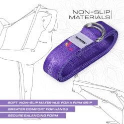 RDX SPORTS RDX F2 D-Ring Steel Buckle Cotton Yoga Strap 11 RDX SPORTS RDX F2 D-Ring Steel Buckle Cotton Yoga Strap -Rdxsports Shop f2 yoga strap pattern 5