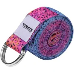 RDX SPORTS RDX F20 D-Ring Steel Buckle Cotton Yoga Strap