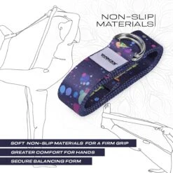 RDX SPORTS RDX F3 D-Ring Steel Buckle Cotton Yoga Strap -Rdxsports Shop f3 yoga strap pattern 5