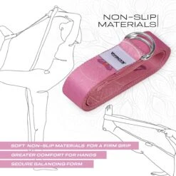 RDX SPORTS RDX F5 D-Ring Steel Buckle Cotton Yoga Strap -Rdxsports Shop f5 yoga strap pattern 5