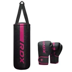 RDX SPORTS RDX F6 2FT KARA Kids Punch Bag & 6OZ Gloves 15 RDX SPORTS RDX F6 2FT KARA Kids Punch Bag & 6OZ Gloves -Rdxsports Shop f6 kara 2ft black pink kids punching bag 4