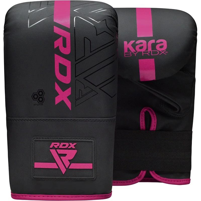 RDX SPORTS RDX F6 KARA Bag Gloves 4oz Black 7 RDX SPORTS RDX F6 KARA Bag Gloves 4oz Black - Image 7