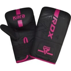 RDX SPORTS RDX F6 KARA Bag Gloves 4oz Black 19 RDX SPORTS RDX F6 KARA Bag Gloves 4oz Black -Rdxsports Shop f6 kara 4oz black pink bag gloves 3 2