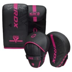 RDX SPORTS RDX F6 KARA Bag Mitts & Focus Pads 14 RDX SPORTS RDX F6 KARA Bag Mitts & Focus Pads -Rdxsports Shop f6 kara 4oz black pink bag gloves 4 3