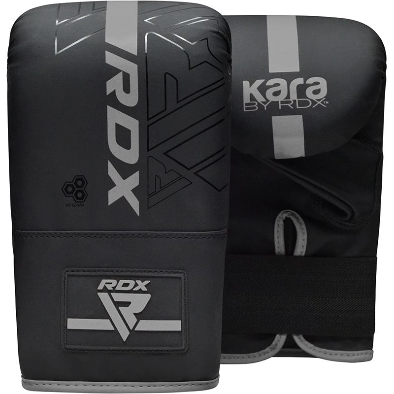 RDX SPORTS RDX F6 KARA Bag Gloves 4oz Black 12 RDX SPORTS RDX F6 KARA Bag Gloves 4oz Black - Image 12