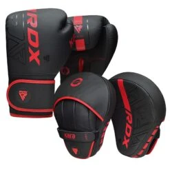 RDX SPORTS RDX F6 KARA Boxing Gloves & Focus Pads 16 RDX SPORTS RDX F6 KARA Boxing Gloves & Focus Pads -Rdxsports Shop f6 kara black red 8oz boxing gloves 4