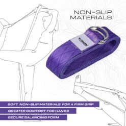 RDX SPORTS RDX F7 D-Ring Steel Buckle Cotton Yoga Strap 11 RDX SPORTS RDX F7 D-Ring Steel Buckle Cotton Yoga Strap -Rdxsports Shop f7 yoga strap pattern 5