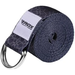 RDX SPORTS RDX F8 D-Ring Steel Buckle Cotton Yoga Strap