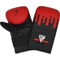 RDX SPORTS RDX F9 Bag Gloves Red & Black 8 RDX SPORTS RDX F9 Bag Gloves Red & Black -Rdxsports Shop f9 bag gloves 4oz red black 3