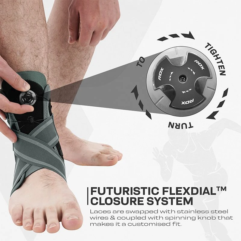 RDX SPORTS RDX FT Bio Tech Brace Support For Sprained Ankle With FlexDIAL 5 RDX SPORTS RDX FT Bio Tech Brace Support For Sprained Ankle With FlexDIAL - Image 5