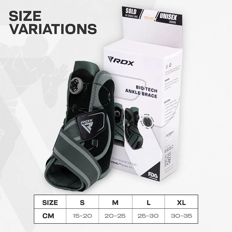 RDX SPORTS RDX FT Bio Tech Brace Support For Sprained Ankle With FlexDIAL 7 RDX SPORTS RDX FT Bio Tech Brace Support For Sprained Ankle With FlexDIAL - Image 7