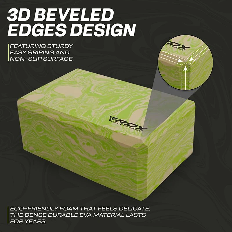 RDX SPORTS RDX GN EVA Foam High Density Non-Slips Yoga Block 8 RDX SPORTS RDX GN EVA Foam High Density Non-Slips Yoga Block - Image 8