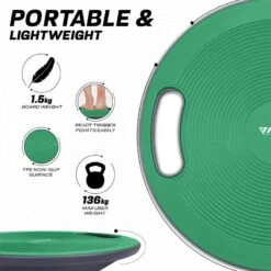 RDX SPORTS RDX S1 Balance Board With Grip -Rdxsports Shop green balance board with grip 4 2