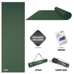 RDX SPORTS RDX SC Iris 6mm PVC Yoga Mat -Rdxsports Shop green sc pvc yoga mats 7 1