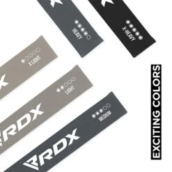 RDX SPORTS RDX MG 5-in-1 Pull Up Assist & Body Stretching Bands For Training -Rdxsports Shop grey mg resistance band set 6