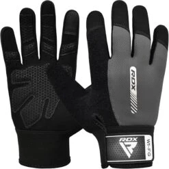 RDX SPORTS RDX W1 Full Finger Gym Gloves 15 RDX SPORTS RDX W1 Full Finger Gym Gloves -Rdxsports Shop grey w1 full gym glove 1 6
