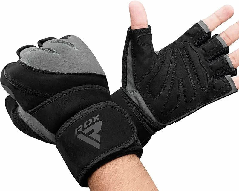 RDX SPORTS RDX L4 Open Finger Weightlifting Gym Gloves 3 RDX SPORTS RDX L4 Open Finger Weightlifting Gym Gloves - Image 3