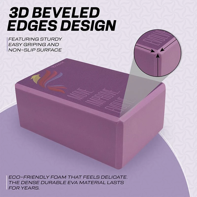 RDX SPORTS RDX D5 High Density EVA Foam Yoga Blocks Non-Slip Brick 6 RDX SPORTS RDX D5 High Density EVA Foam Yoga Blocks Non-Slip Brick - Image 6