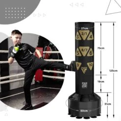 RDX SPORTS RDX Kt Ronin 4ft 2-In-1 Kids Free Standing Punch Bag Black With Gloves For Training & Workout Set 20 RDX SPORTS RDX Kt Ronin 4ft 2-In-1 Kids Free Standing Punch Bag Black With Gloves For Training & Workout Set -Rdxsports Shop kt ronin 4ft 2 in 1 kids free standing punch bag with gloves for training workout set 4