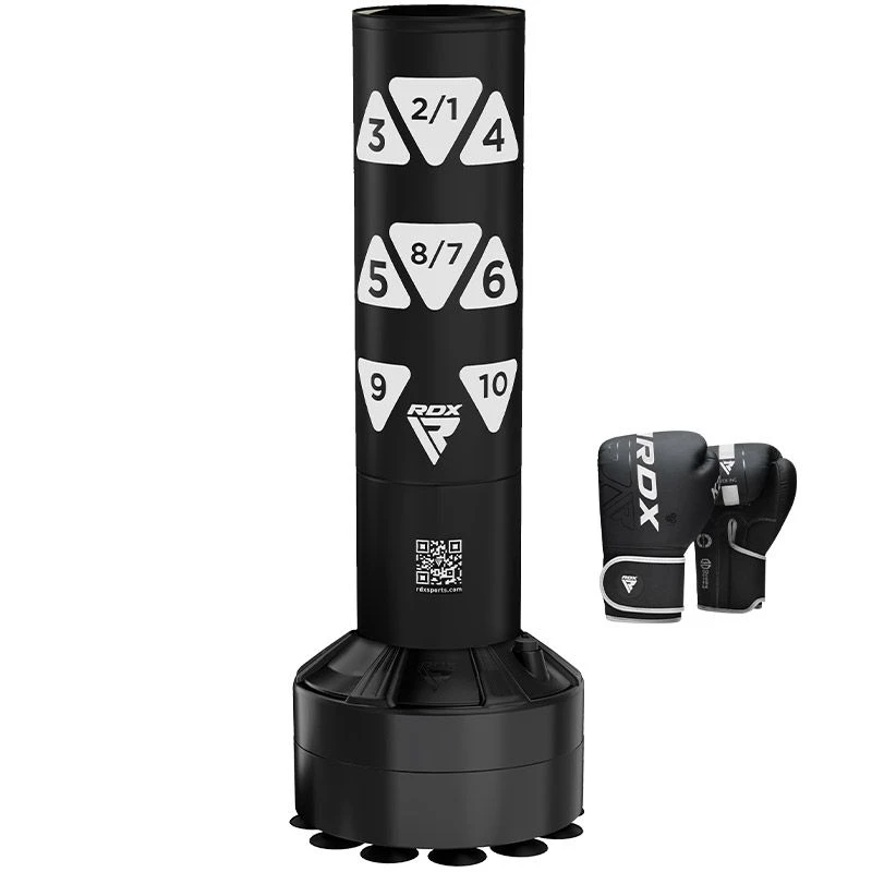 RDX SPORTS RDX Kt Ronin 4ft 2-In-1 Kids Free Standing Punch Bag Black With Gloves For Training & Workout Set 7 RDX SPORTS RDX Kt Ronin 4ft 2-In-1 Kids Free Standing Punch Bag Black With Gloves For Training & Workout Set - Image 7