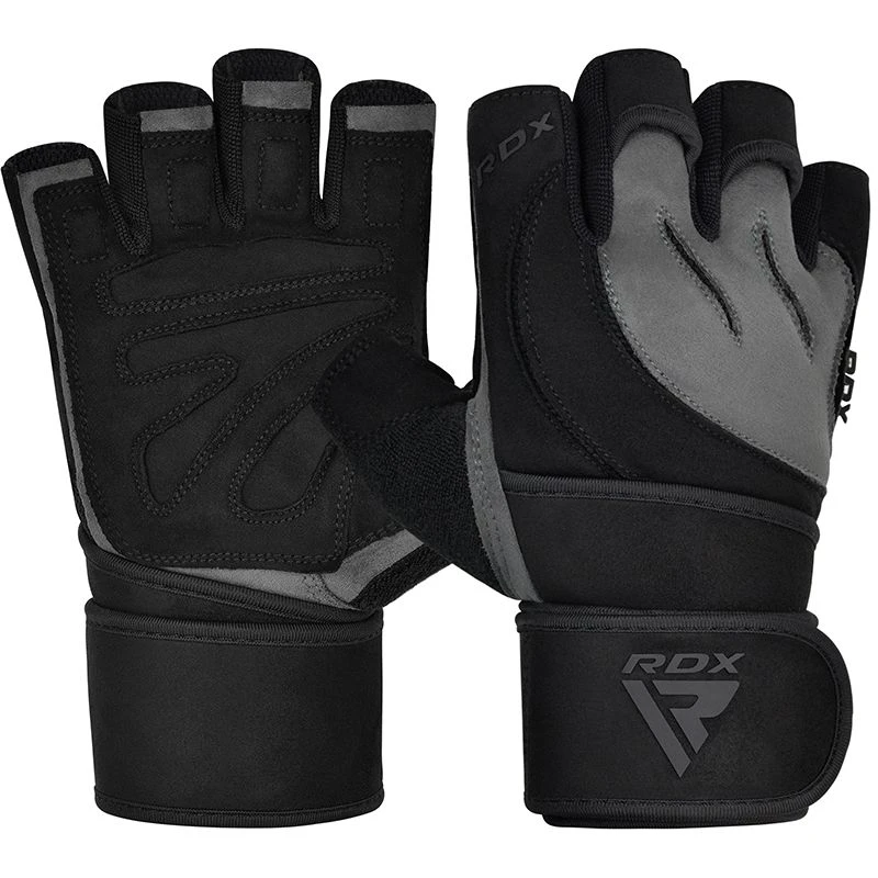 RDX SPORTS RDX L4 Open Finger Weightlifting Gym Gloves 7 RDX SPORTS RDX L4 Open Finger Weightlifting Gym Gloves - Image 7