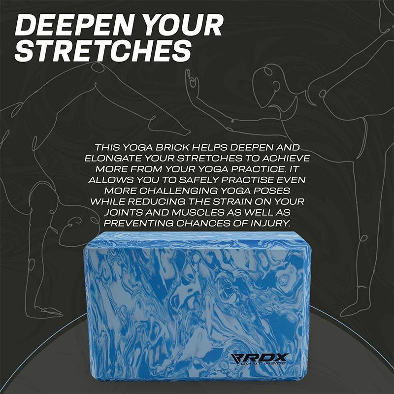 RDX SPORTS RDX LU EVA Foam High Density Non-Slips Yoga Block 4 RDX SPORTS RDX LU EVA Foam High Density Non-Slips Yoga Block - Image 4