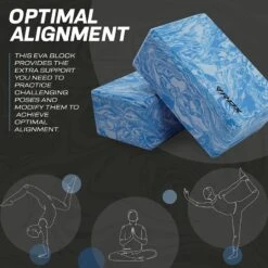 RDX SPORTS RDX LU EVA Foam High Density Non-Slips Yoga Block 12 RDX SPORTS RDX LU EVA Foam High Density Non-Slips Yoga Block -Rdxsports Shop lu yoga blocks 5