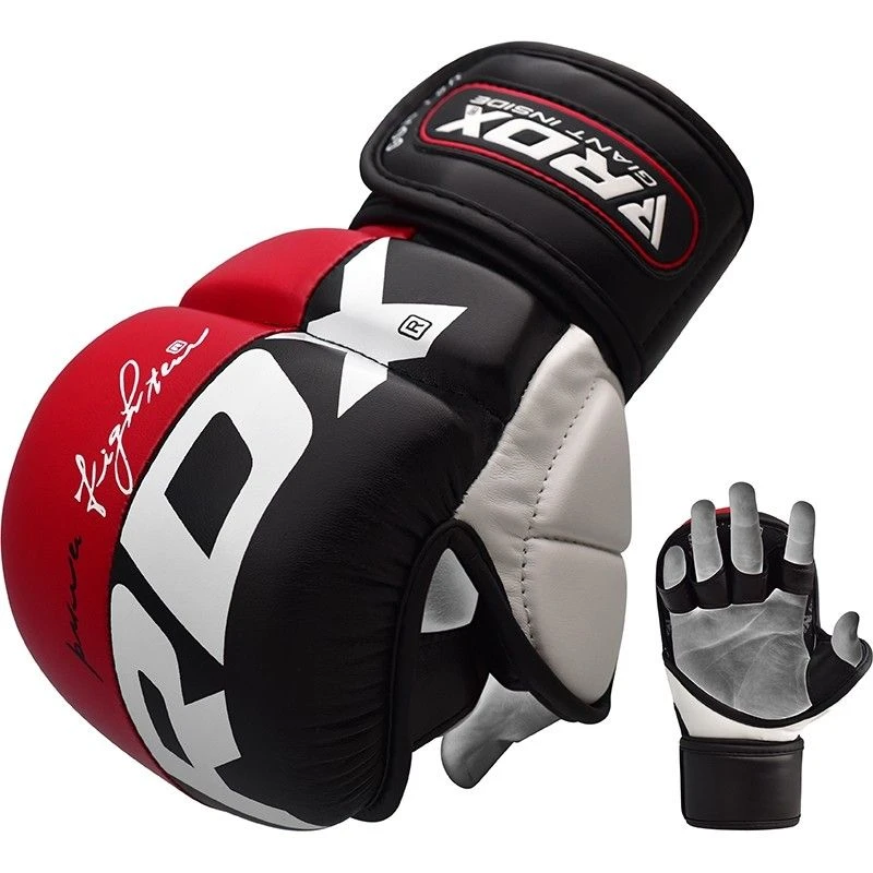 RDX SPORTS RDX T6 SMMAF Approved Hybrid MMA Grappling Gloves Gel Padded 7 RDX SPORTS RDX T6 SMMAF Approved Hybrid MMA Grappling Gloves Gel Padded - Image 7