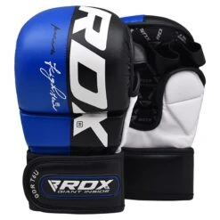 RDX SPORTS RDX T6 SMMAF Approved Hybrid MMA Grappling Gloves Gel Padded