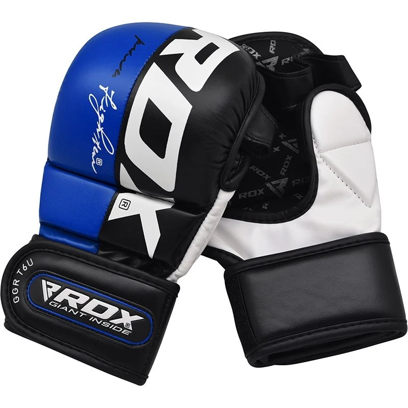 RDX SPORTS RDX T6 SMMAF Approved Hybrid MMA Grappling Gloves Gel Padded 3 RDX SPORTS RDX T6 SMMAF Approved Hybrid MMA Grappling Gloves Gel Padded - Image 3