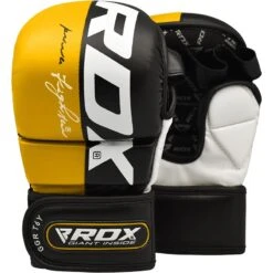 RDX SPORTS RDX T6 MMA Sparring Gloves 7oz -Rdxsports Shop mma grappling gloves 1 2 1